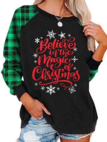 Merry Christmas Shirt Women Plaid Baseball Raglan Graphic 10 christmas shirt - red green
