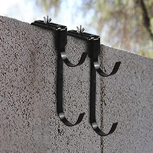 Ganchos para Varas de Piscina | 2 peças Ganchos de Cerca de Piscina de Alumínio para Equipamento de