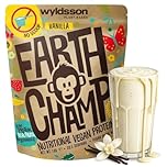 Vegan Protein Powder - EarthChamp by Wyldsson - Plant Based Protein Powder Shake, Dairy Free, Gluten Free, Lactose Free Protien Shake (1kg No Scoop)