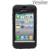 OtterBox Defender Case for iPhone 4 (Black, Retail Packaging, Fits AT&T iPhone)
