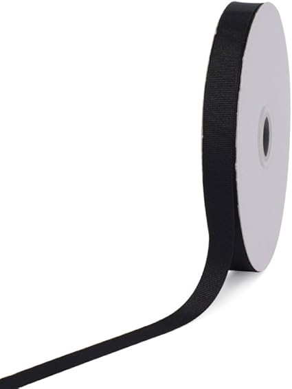 Amazon.com: Creative Ideas 50-Yard Solid Grosgrain Ribbon, 5/8-Inch, Black