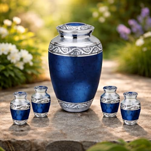 Urnes décoratives bleu nuit pour harmoniser votre décoration intérieure - 4