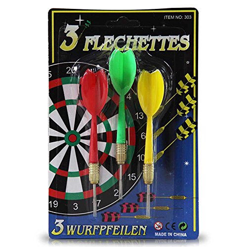 Sport Club - 9 semplici freccette (dart) con punta...