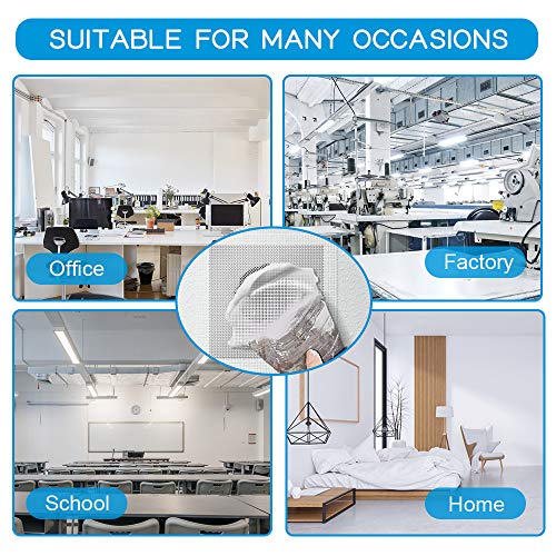 Wdshcr Drywall Repair Kit 12 Pieces Aluminum Wall Repair Patch Kit, 4/6/8 Inch Fiber Mesh Over Galvanized Plate, Dry Wall Hole Repair Patch Metal Patch With Extended Self-Adhesive Mesh (12 Pcs) #TOP5