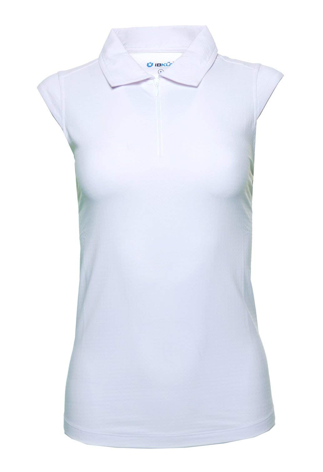 IBKUL Athleisure Wear Sun Protective UPF 50+ Icefil Cooling Tech Solid Sleeveless Polo - 84000