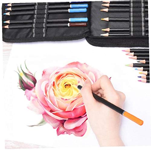 nJiaMe 72 Coloring Pencils Set für Skizzierung Malbücher School Supplies für Berufskünstler Erwachsene Kinder Fließend… – Bild 8
