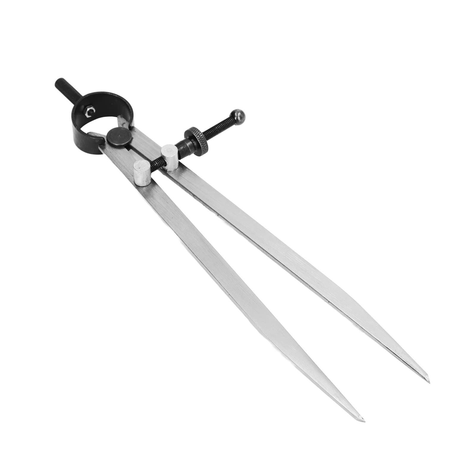 TOOLSGO 200mm Wing Divider with Spring Nut Carbon Steel Adjustable Divider Calipers Scribing and Marking Tools for Woodworking Leather Crafts