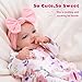BABESIDE Lifelike Reborn Baby Dolls Dara - 20 Inch Realistic-Newborn Baby Doll Girl Handmade Real Life Baby Dolls with Clothes and Toy Accessories Gift for Kids Age 3+