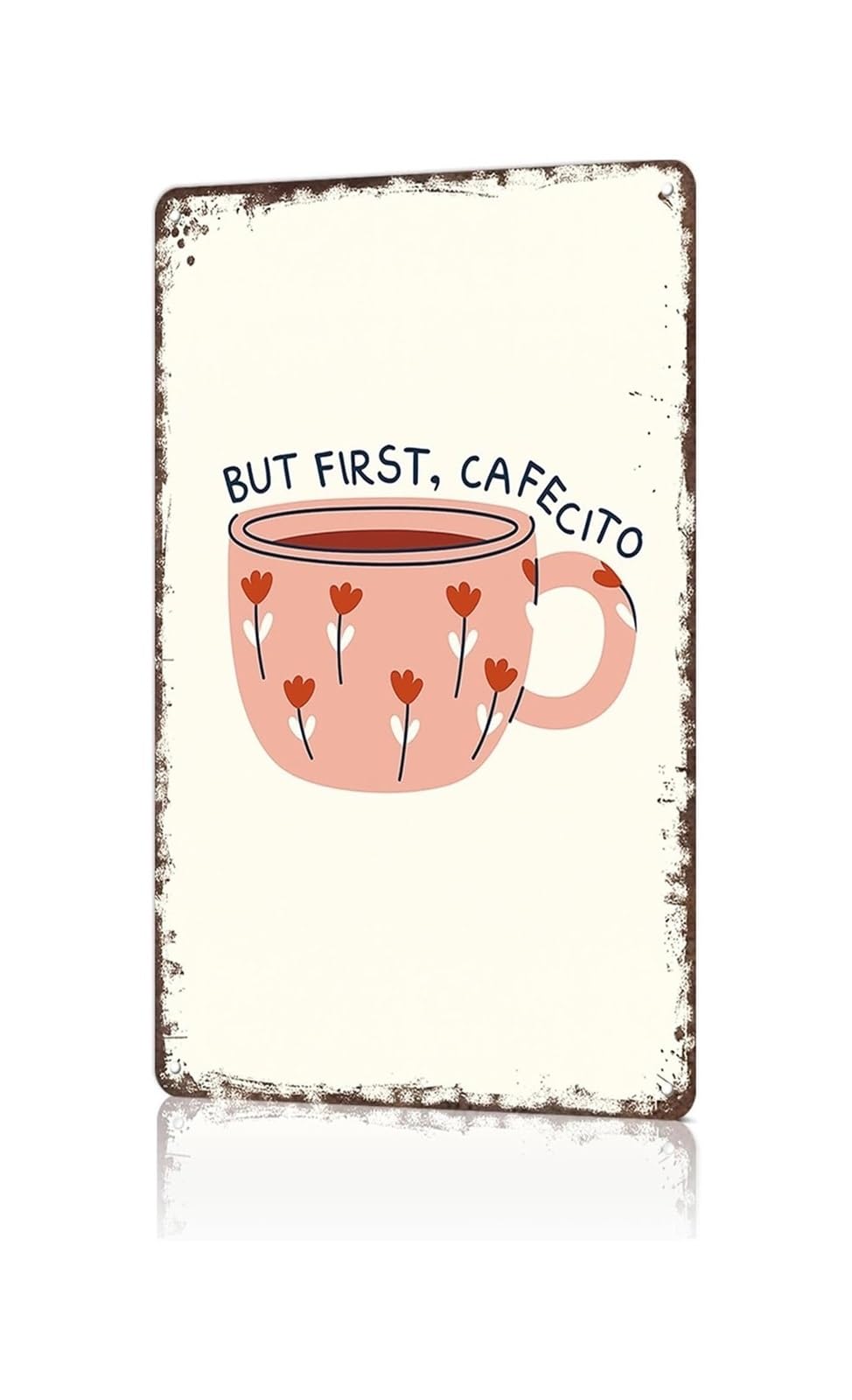MQXFCZUX Nostalgic Metal Poster Brew Preference Pattern Wall Hanging for Laundry Room Workshop Basement 8 X 12 inch