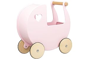 Moover Wooden Doll's Pram: Nurture Your Little One's Imaginative Play