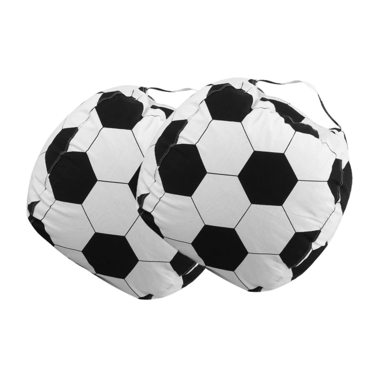 Housse de fauteuil football rangement peluches pour chambre ordonnée