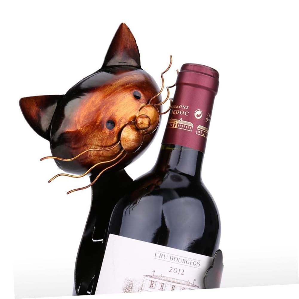 Soporte para Vino de, Soporte para Vino en Forma de, Soporte de Metal para Botella de Vino de, Escultura