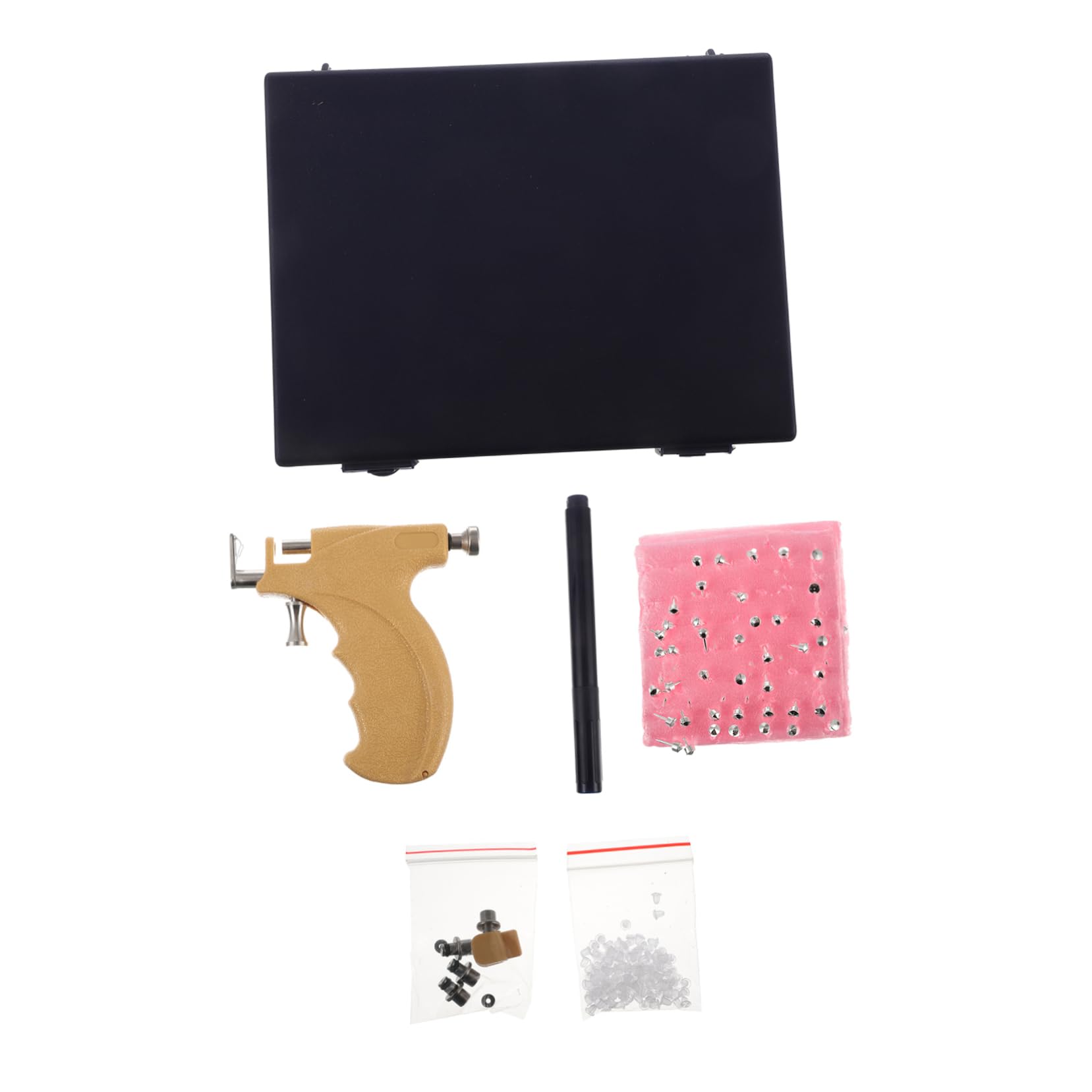 Ipetboom Ergonomic Handle Ear Tool Set Jewelry Kit Ear Piercer for Smooth Experience