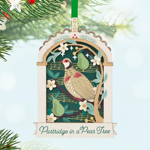 Hallmark Keepsake Christmas Ornament 2024, Twelve Days of Christmas Papercraft, Gifts for Christmas Lovers