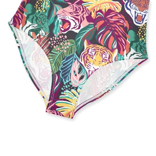 Image of CaTaKu Girls Swimsuits One Piece Bathing Suits Toddler Summer Beach Swimsuits Girls Swimwear 2-8 Years