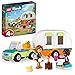 Produktbild LEGO Friends Holiday Camping Trip 41726 Wohnmobil Wohnwagen mit Auto Spielzeug für Mädchen und Jungen ab 4 Jahren Wald Abenteuer Set mit Herbst und Aliya