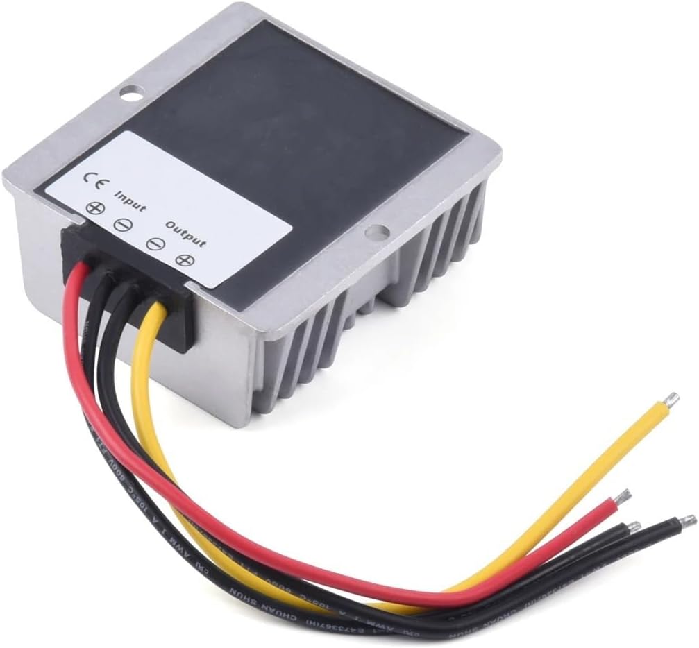 DC 36/48V to 12V/13.8V/24V Power Converter 10A 15A 20A Buck Regulator Step-Down Voltage Reducer Supply Module for Car(20A,36-48V_13.8V)