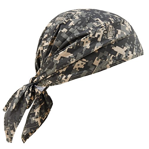 Ergodyne Chill-Its 6710 Evaporative Polymer Cooling Dew Rag, Camo