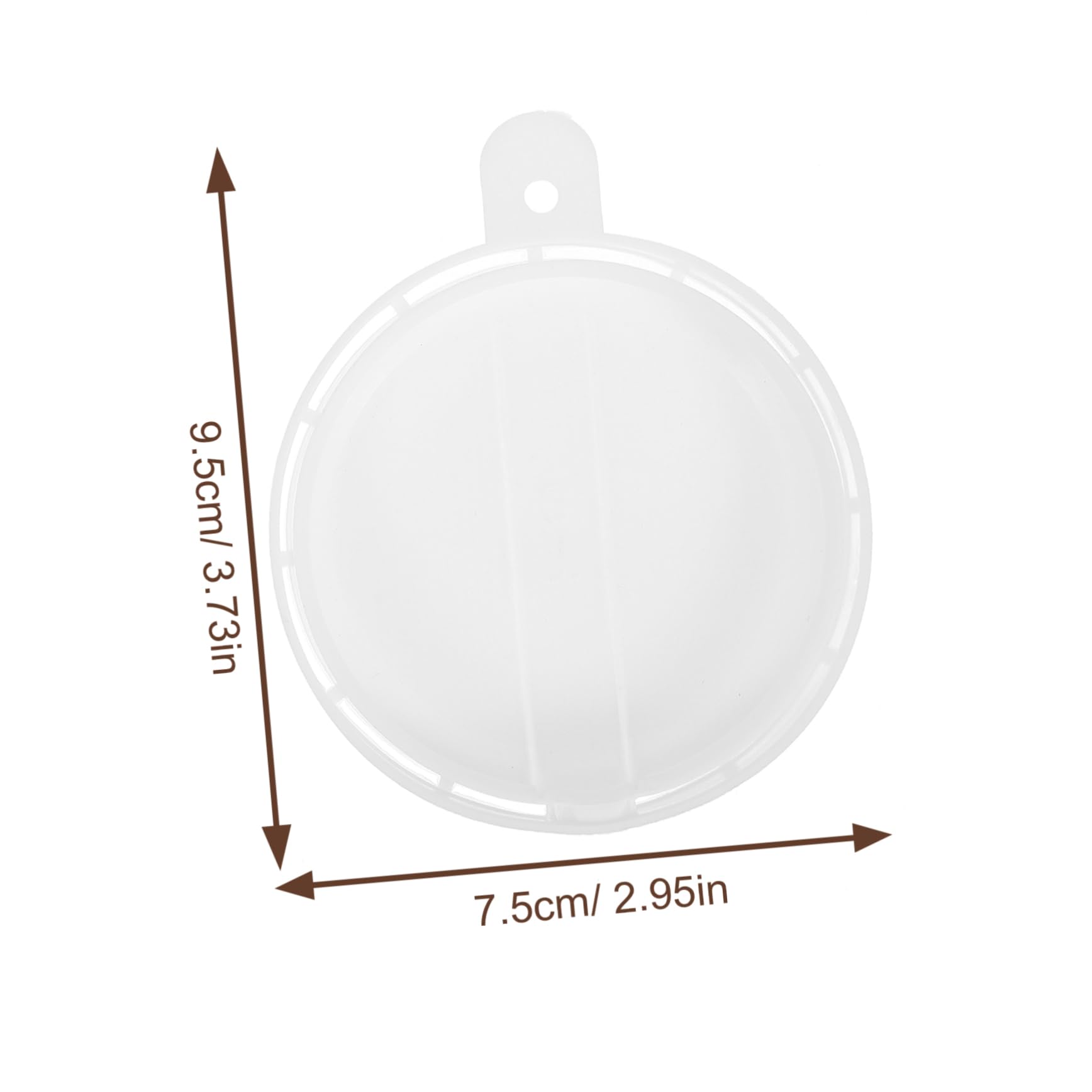 HOMOCONO 1 Set Lid for Burn Barrel Professional Bucket Seal Lid Plastic Oil Drum Seal Caps White Sealing Supply