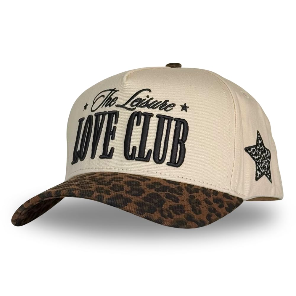 Leisure Love Club Leopard Cotton Trucker Hat