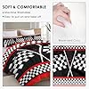 WeCozy Twin Size Comforter Set with Pillowcase, Racing Car Auto 2 Pcs Bedding for Kids and Adults, Race Checkered Sport Soft Comforter Set for Bedroom Bed Decor #4