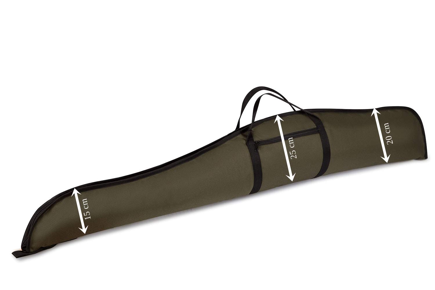 Funda para Armas Rifle Caza Escopeta Táctico Espuma 120 cm Verde