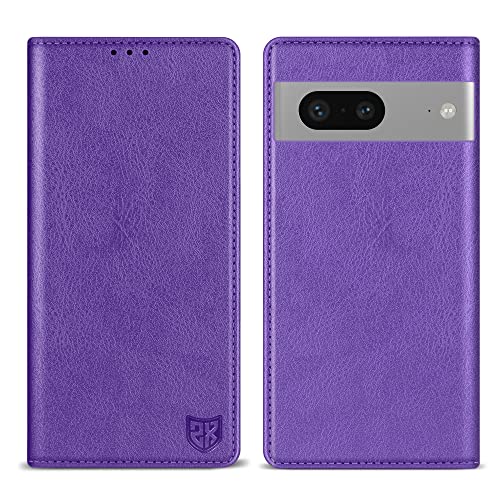 ZZXX for Google Pixel 7 Wallet Case Strong Magnetic 6.3 inch,Purple - image 1