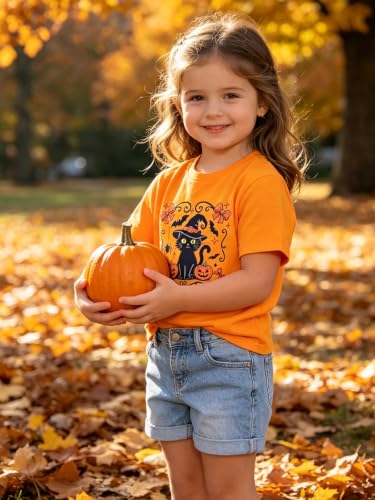 Image of Funnycokid Toddler Girls Graphic T-Shirt, Short Sleeve Tee, 2-8 Years