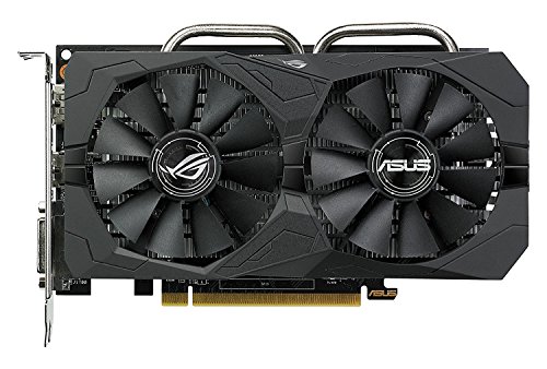 ASUS STRIX-RX460-4G-GAMING ASUS Radeon RX 460 Strix Gaming Graphics Card - Black (4 GB GDDR5, PCI Express 3.0/1200 MHz/1220 MHz/7000 MHz)