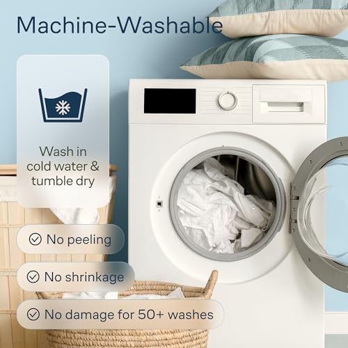 Niagara Cooling Full Mattress Topper - Pillow Top Mattress Cover Quilted Fitted Cooling Topper for Back Pain Deep Pocket Fits 20 Inches (54x75 Inches) - Image 6