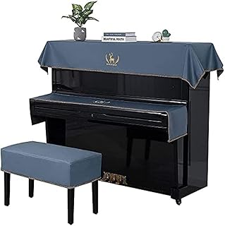 Piano cover,Piano Cover Cloth,dust Cover,Piano Piano Cover for Standard Upright Piano, Electronic Piano Cover Upright Top Cover Piano Keyboard Cover Chair Cover, Thick Dustproof Cover (Size : Double)
