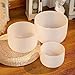 Hye-eun Crystal Singing Bowls Set of 3, 432hz 7