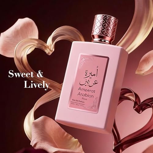 Image of AFLUXE Women's Eau de Parfum, Rose Women's Perfume, Long Lasting Classic Fragrance, Spray, 3.4 Fl Oz