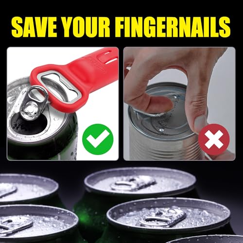 GRILLART Grill Brush Bristle Free, BBQ Accessory Bottle Opener, Heavy-Duty Mounts to Grill Brush Handle for Convenient Opening While Grilling – Ideal for BBQ Enthusiasts (Opener Only), Red
