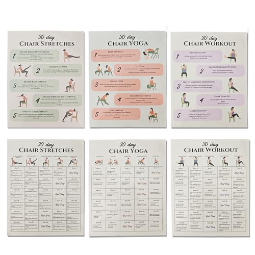 Chair Exercise Chart for Seniors