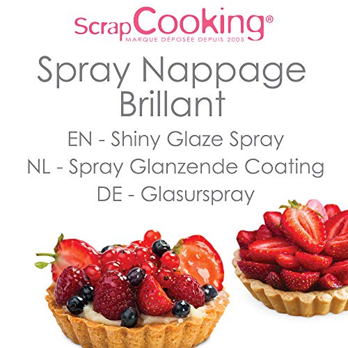 ScrapCooking - Spray Nappage Brillant Pâtisserie 75 ml - Spray Alimentaire pour faire Briller vos Tartes, Gâteaux, Entremets, Bûches - 4276 – vue 2