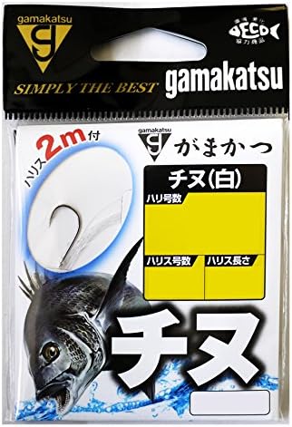 Gamakatsu Chinu with thread (white) 2m 1 - Harris 1. 11990-1-07