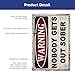Funny Signs,Coffee Bar Sign for Home Bar Wall,Vintage Funny Metal Signs, Beer Signs for Home Decor,Wall Decor for Bar(Nobody gets out sober)8x12 Inch