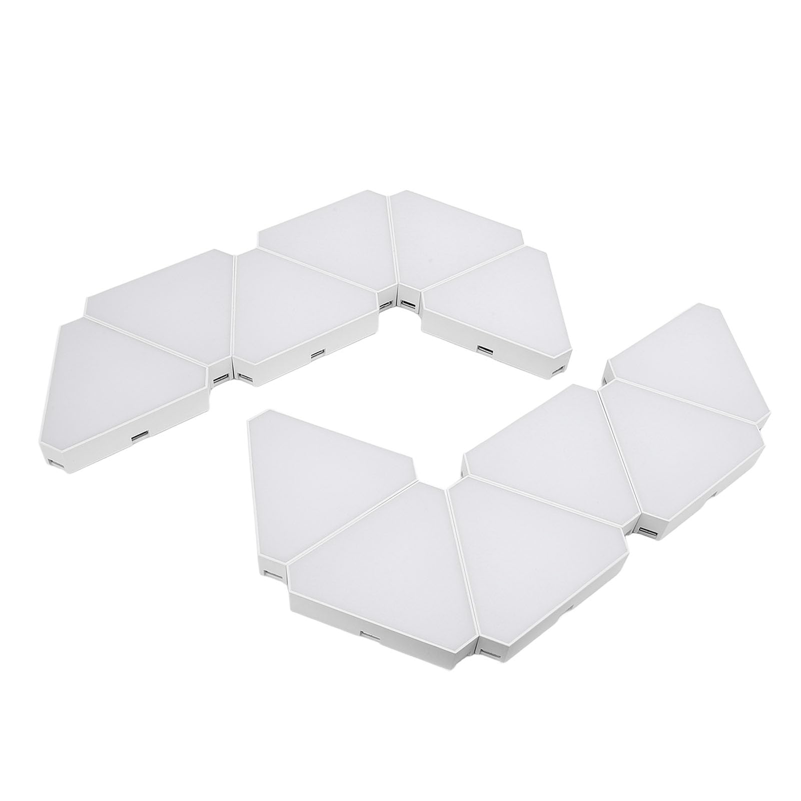 Cocoarm Kit de Luz de Pared LED Triangular RGB Música Sincronización Cambio de Color Cambio para el Desarrollo de la Habitación