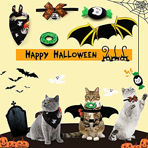 TOTARK-Halloween-Katzenfluegel-Glockenschal-Spielzeug-Set
