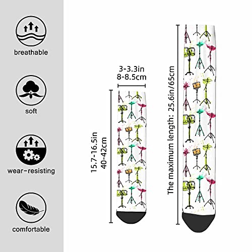 Image of Pehede Socks Mens Fun Dress Socks for Women Funny Novelty Crazy Design Socks
