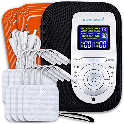 TENS Unit Muscle Stimulator - Therapy Machine with 12 Dual Channel Massage Modes
