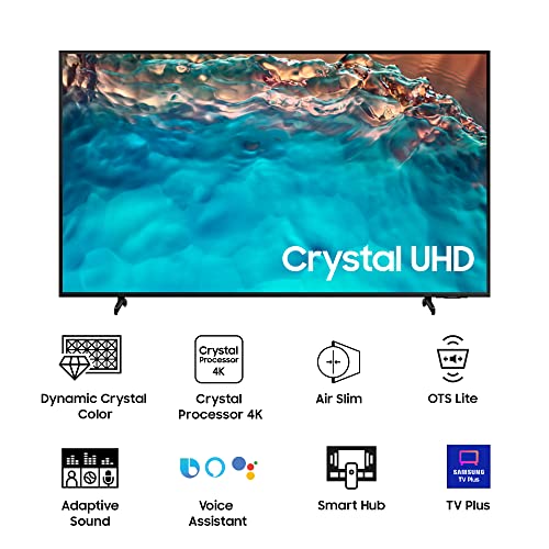 Image of Samsung 214 cm (85 inches) 4K Ultra HD Smart LED TV UA85BU8000KXXL (Black)