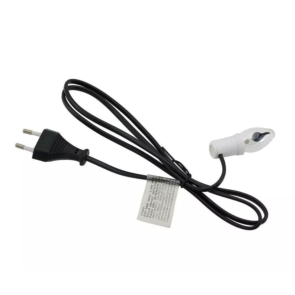 Effetto fuoco e12 con porta lampada 220v per presepi e diorami