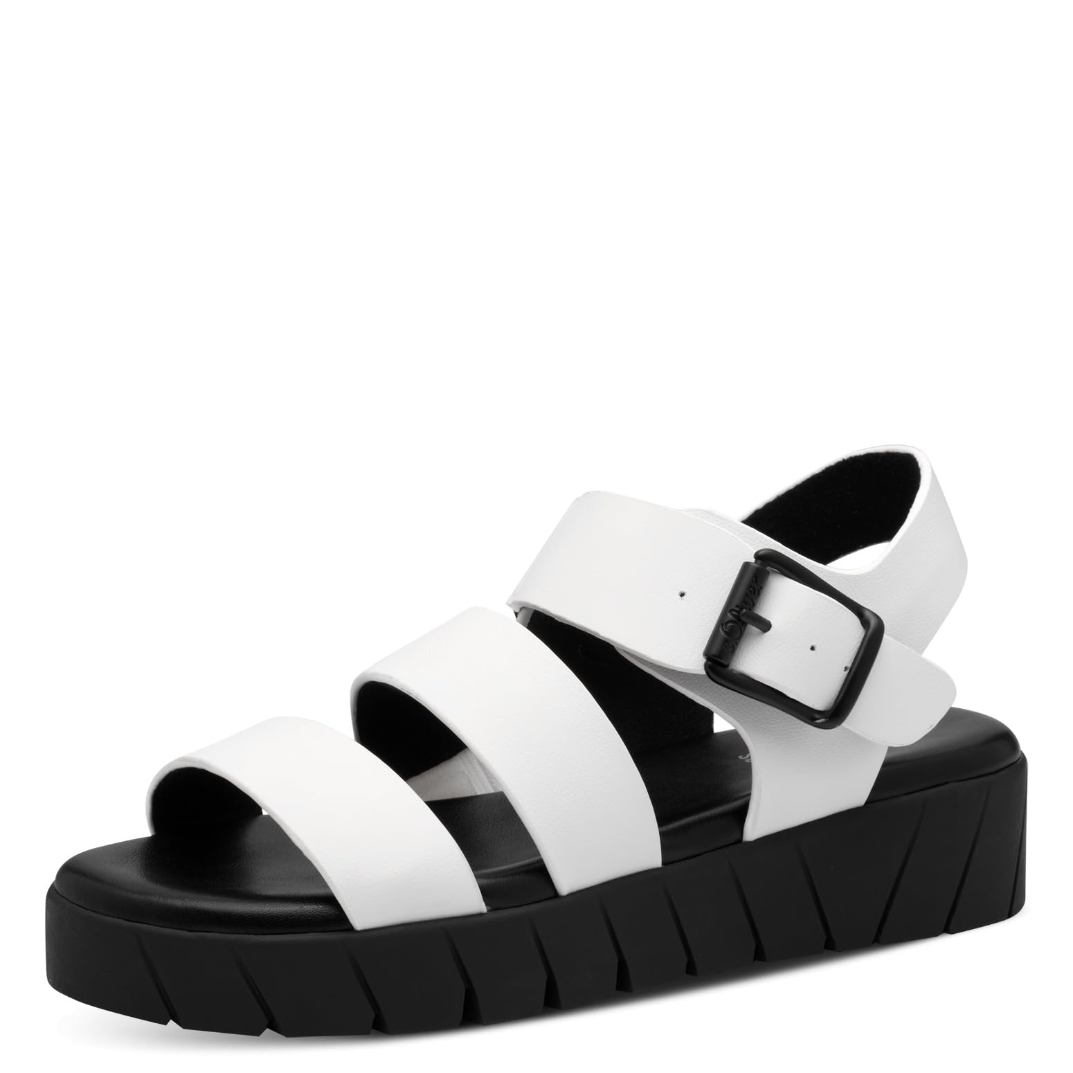 s.Oliver Damen Sandalen mit dicker Sohle modern