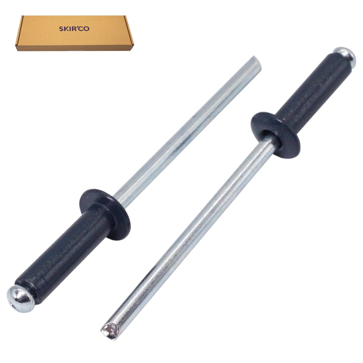 SKIR'CO Rivetti Ciechi In Alluminio - 300 Pezzi 4,0x14 Mm Grigio Antracite - Foto 9