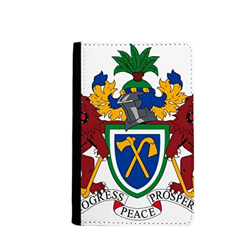 Étui portefeuille de voyage Gambie multicolore 3.7x5.8 pouces style classique