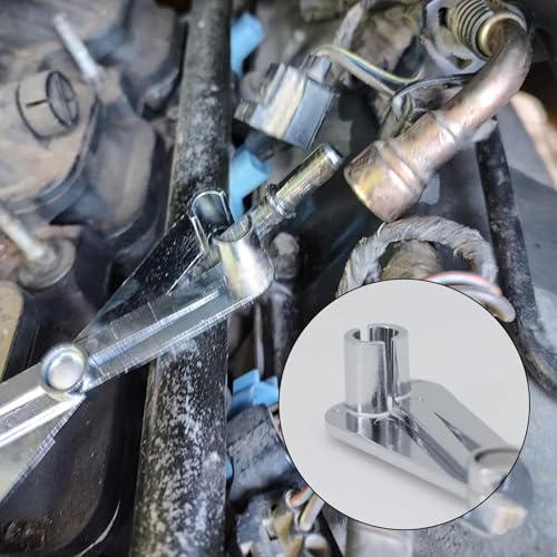 Image of Upgrade Metal Fuel Line Disconnect Scissor Tool Set for 3 /8 Inch and 5 /16Inch,Fuel Filter Removal Tool Fittings Use on Fuel,Heater, and A /C Line Service Compatible with GM, Ford (2Pcs)