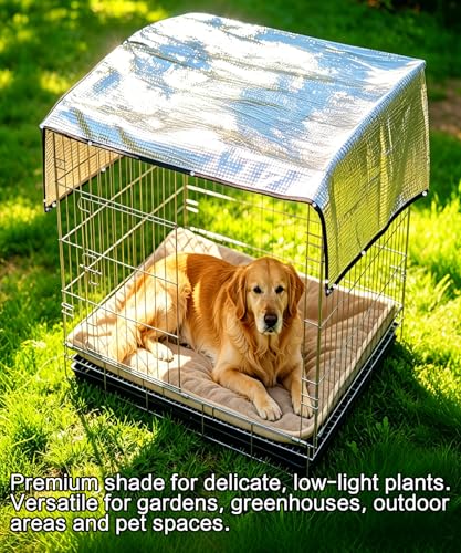 Toile d'ombrage 70% aluminium anti-chaleur pour abri de jardin - 4
