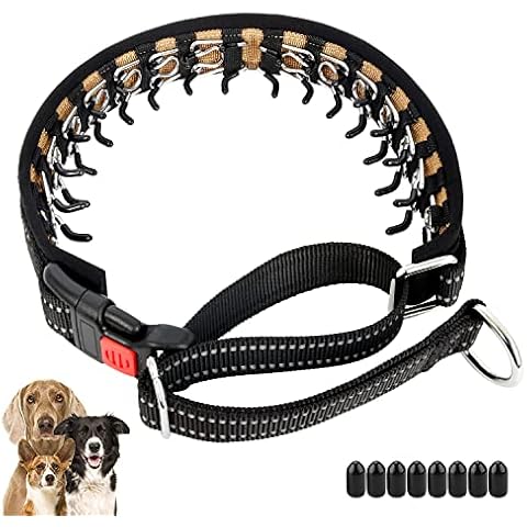 Mayerzon Martingale Collar for Dogs, Patented No Pull Dog Collar with Reflective Strip for Small Medium Large Dogs, Anti Pulling Dog Collar with Buckle for Walking Training, Safe for Night Walk Cover